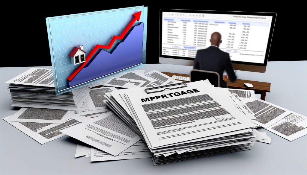 hypotheekaanvragen en rentestijgingen