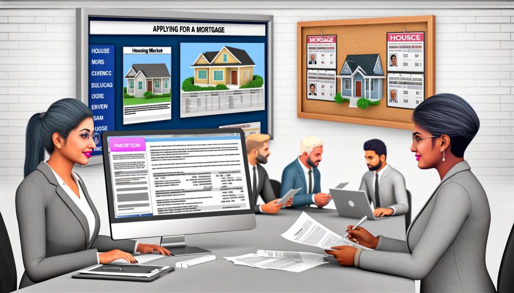 hypotheekaanvragen en woningmarkt.