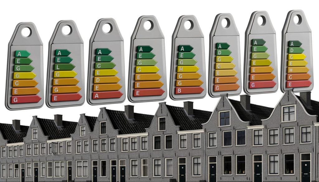 verouderde energielabels van woningen in nederland