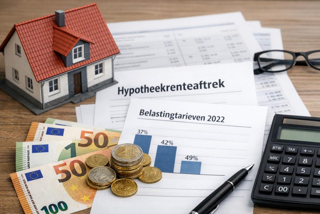 hypotheekrenteaftrek en belastingtarieven.