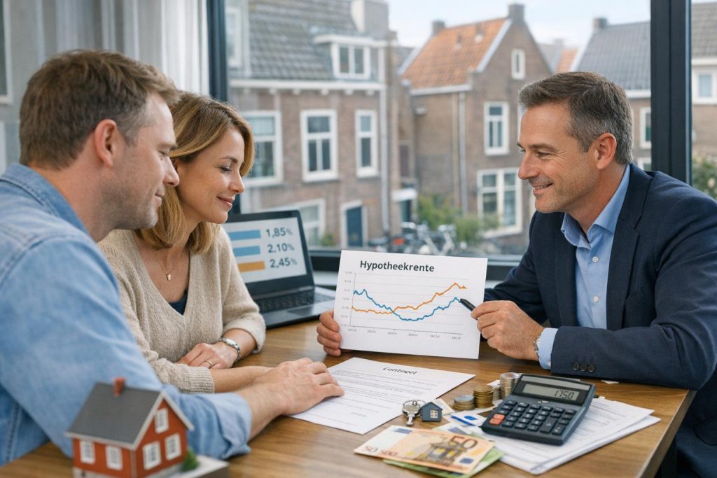hypotheekrente en rentetrends in nederland.
